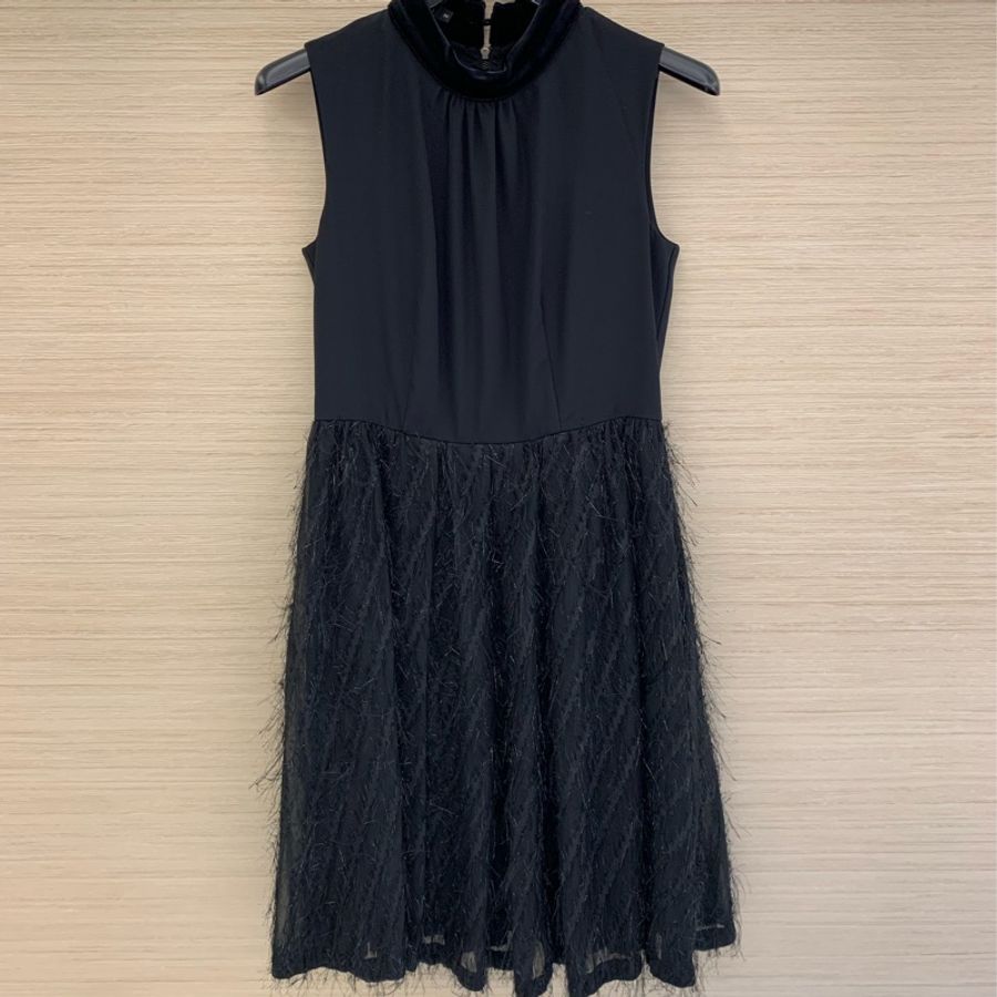 MOMA黑色無袖洋裝👗-0