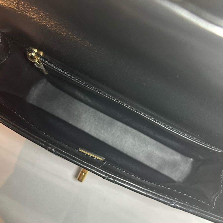 Chanel香奈兒 絕美金屬手柄 cf mini 大mini small flap bag-12
