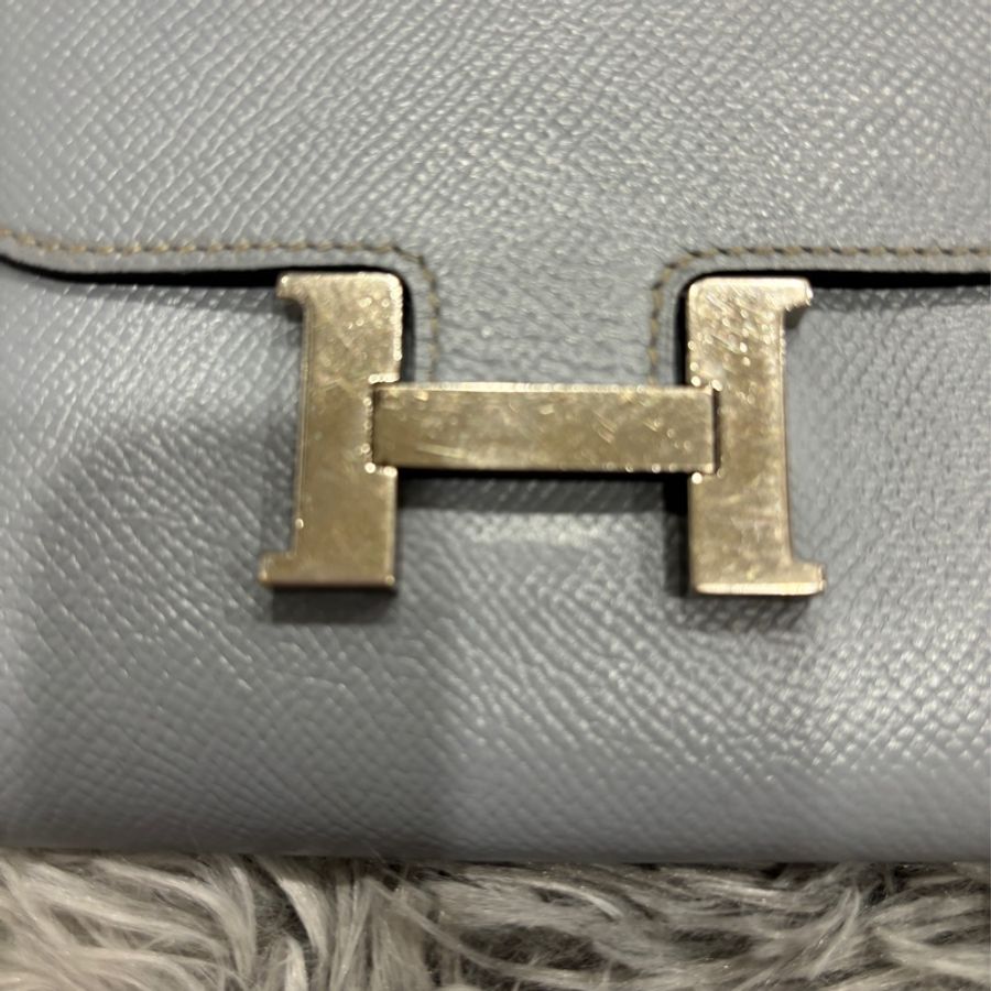 Hermès Constance 康康短夾 銀釦-5