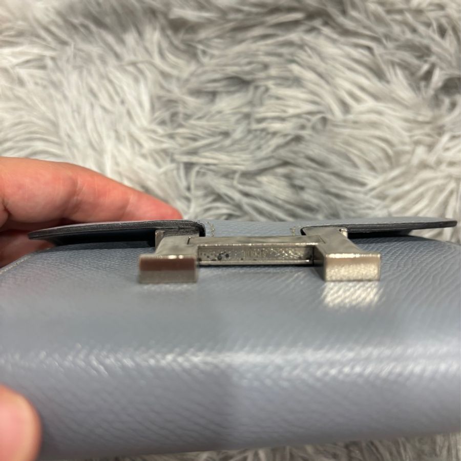 Hermès Constance 康康短夾 銀釦-12