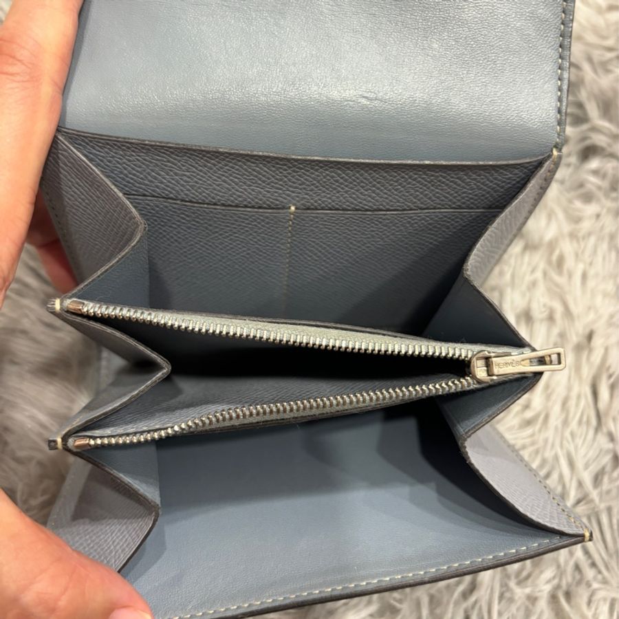 Hermès Constance 康康短夾 銀釦-14