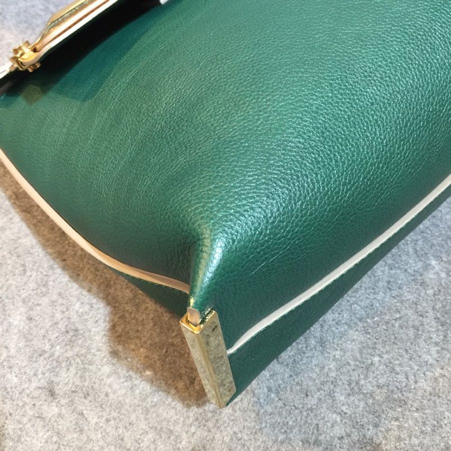 CHLOE 灰綠色 全皮 Clare medium bag 中款 鍊帶 側肩包/肩背包-5