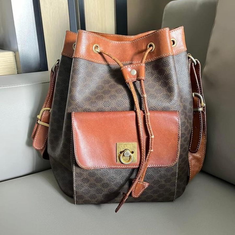 Celine Vintage 經典老花水桶包-0
