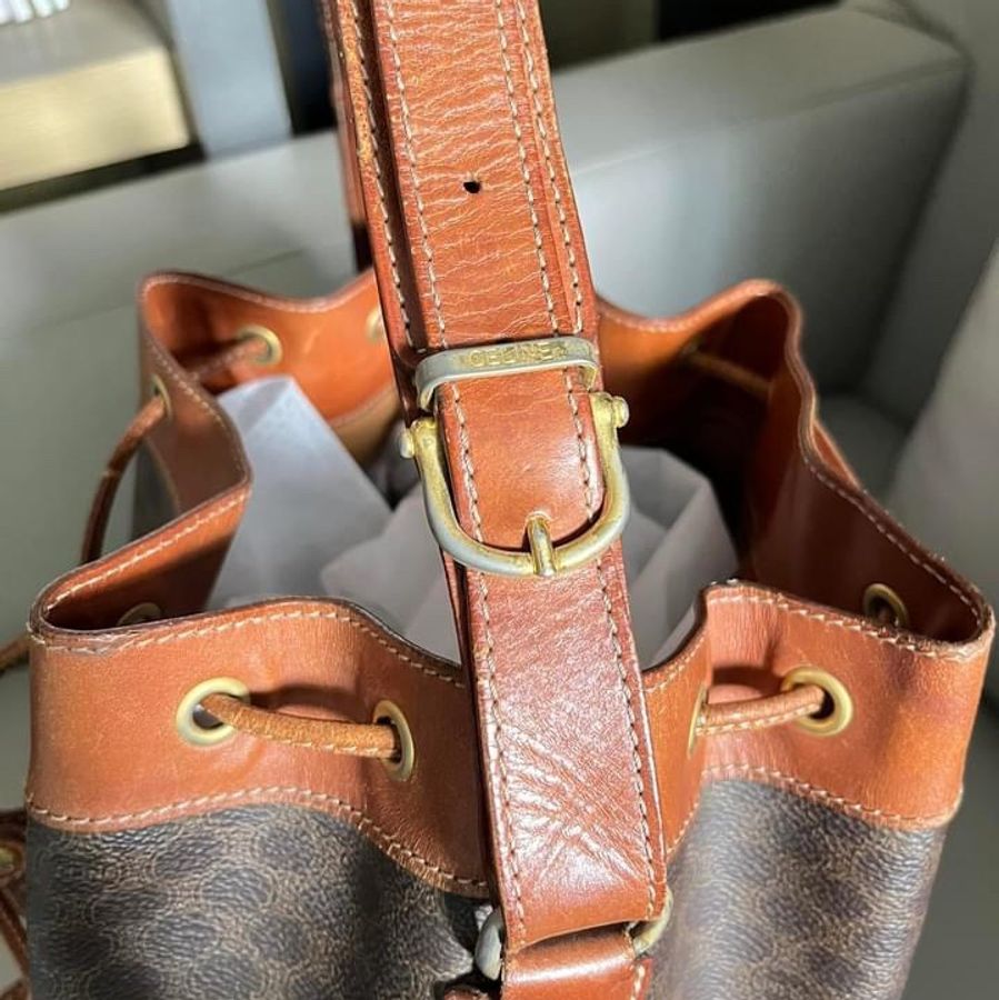 Celine Vintage 經典老花水桶包-8