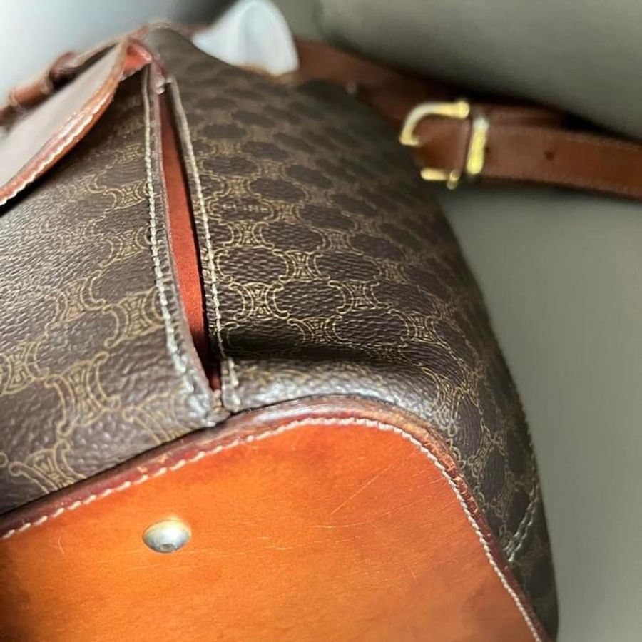 Celine Vintage 經典老花水桶包-11