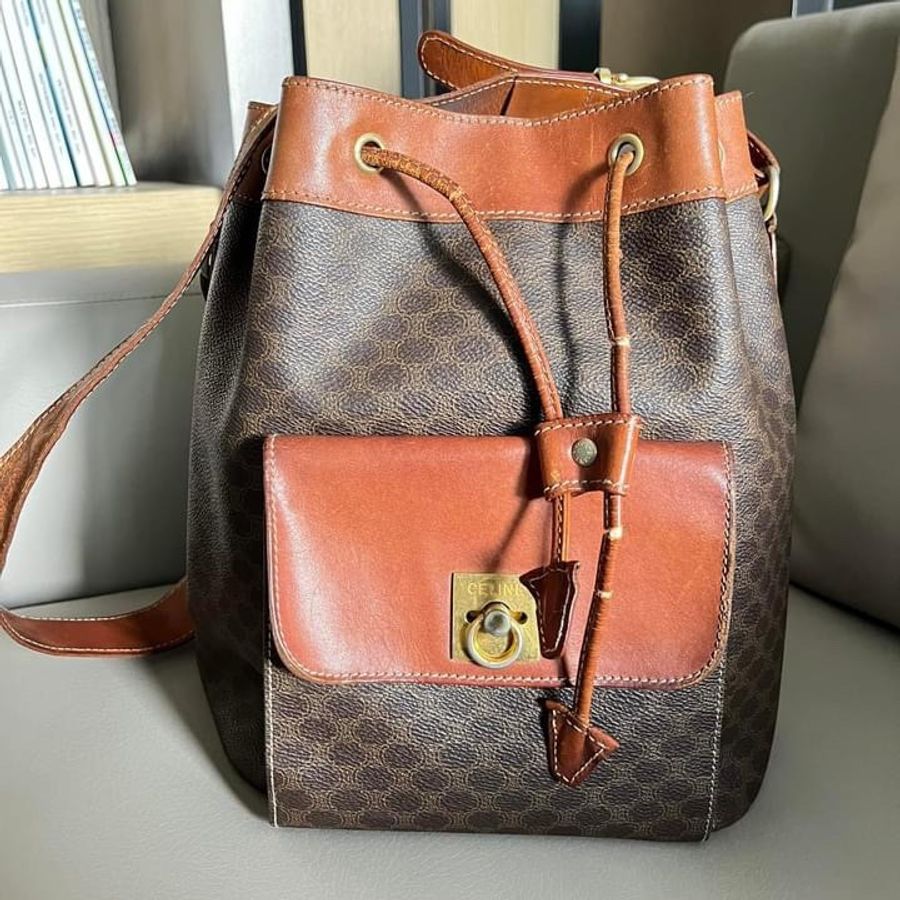 Celine Vintage 經典老花水桶包-22