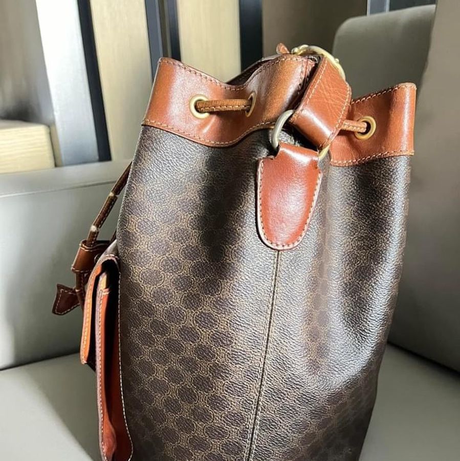 Celine Vintage 經典老花水桶包-25