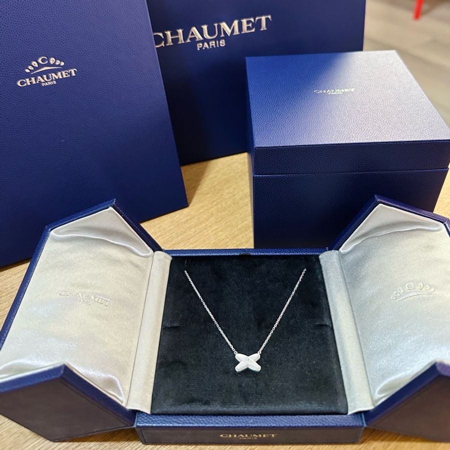 CHAUMET JEUX DE LIENS 白金項鍊-0