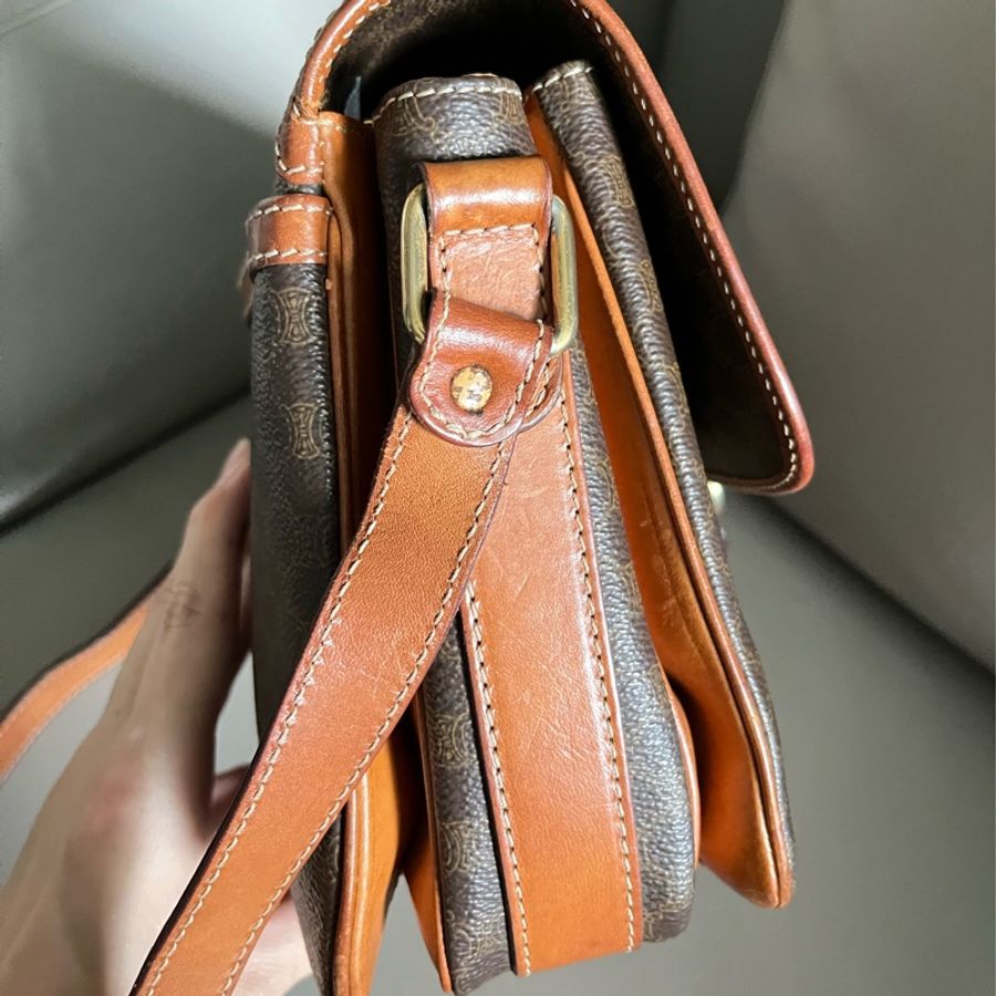 Celine Vintage 經典老花郵差包-3