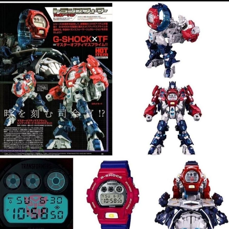 絕版現貨歐洲帶回絕版g shock transformer 機器人錶-2