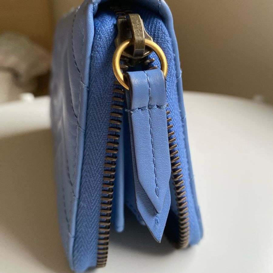 GUCCI marmont藍色長夾-7