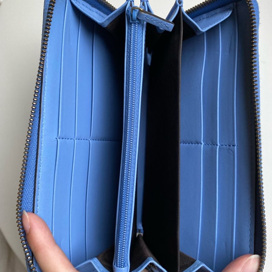 GUCCI marmont藍色長夾-13