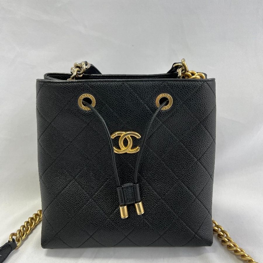 「售出」Chanel 香奈兒水桶包贈香奈兒彩妝口紅包-17