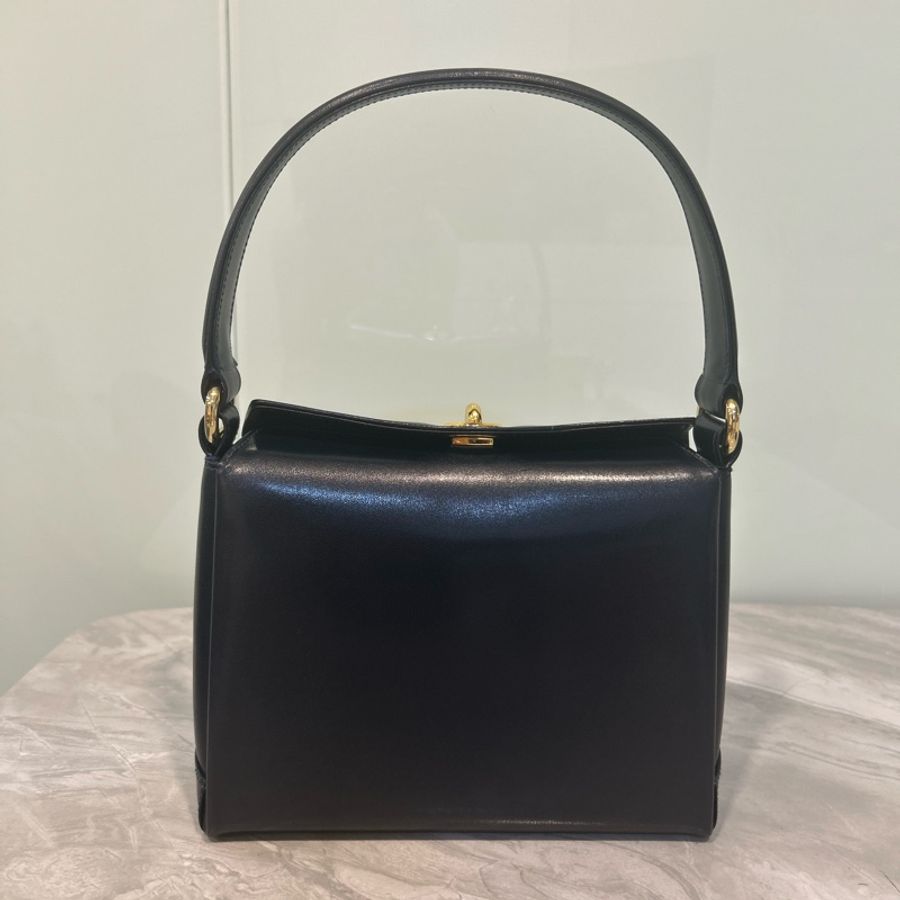 Gucci 深藍色牛皮手拿包-7