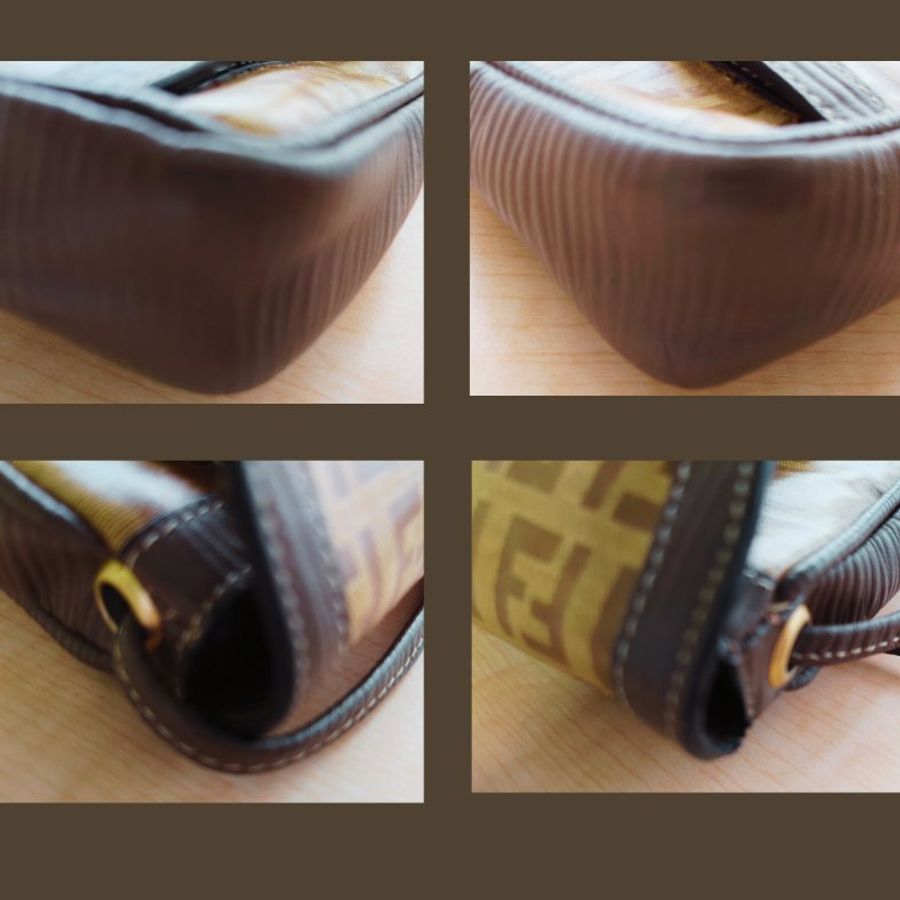 【日本進口】芬迪 FENDI Zucca花紋Stray單肩包 現貨【CREEK VINTAGES】-16