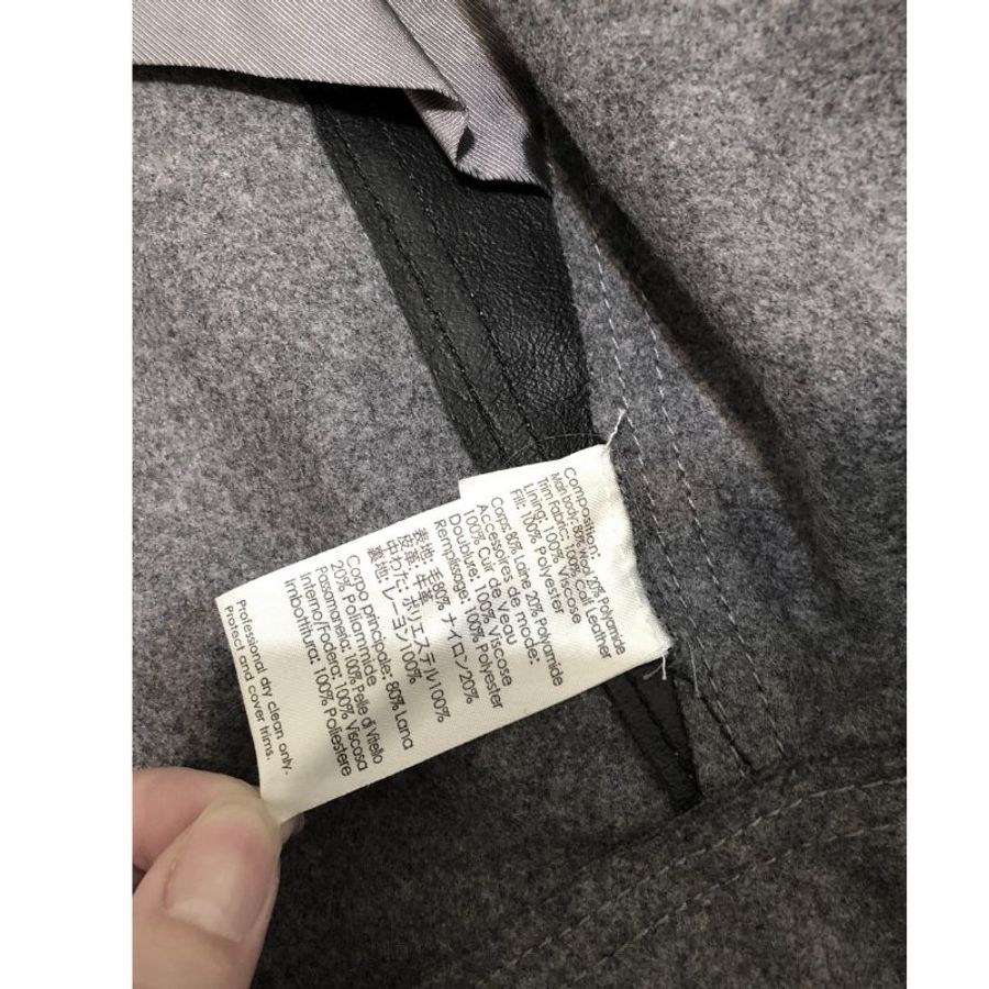 3.1 PHILLIP LIM 黑x灰色不規則騎士皮衣-12
