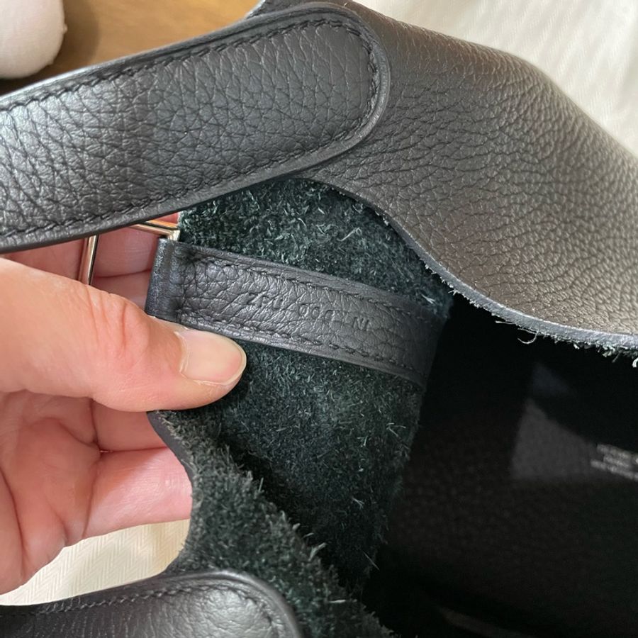 愛馬仕Hermès picotin 菜籃18黑銀-12