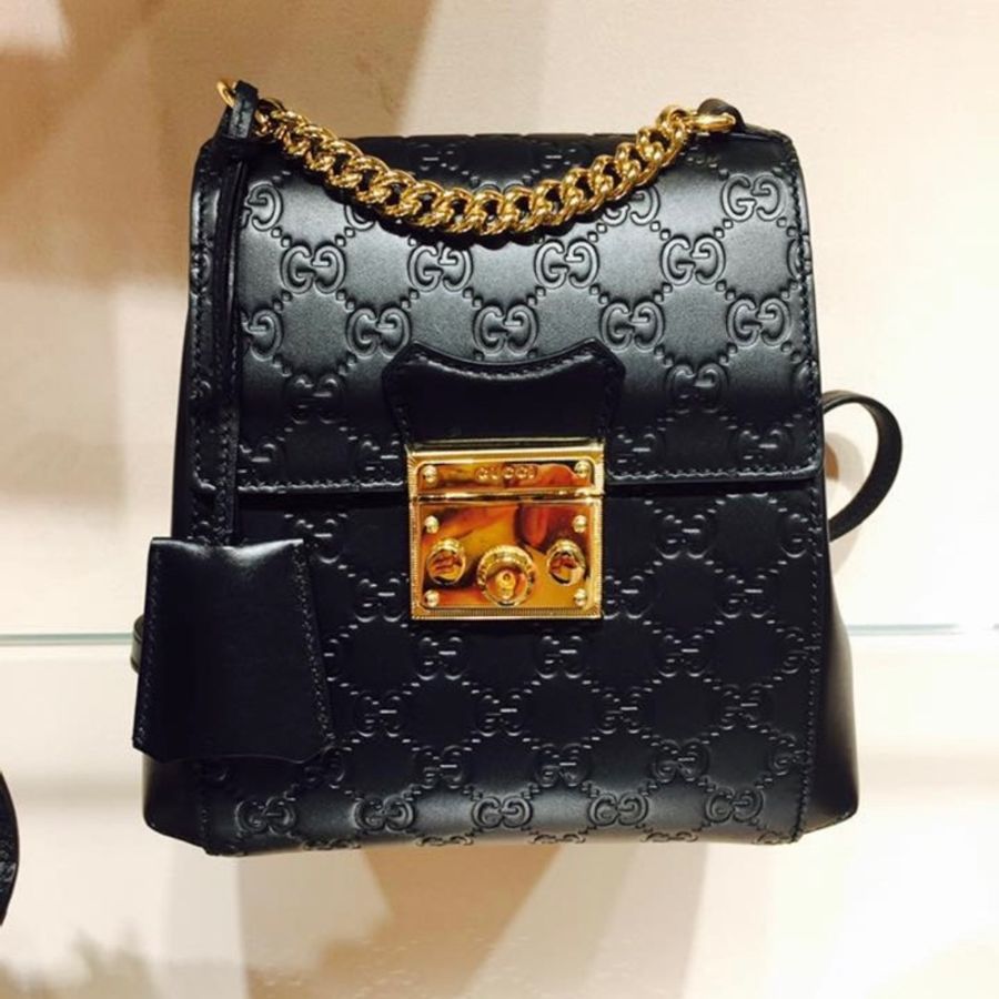 gucci Padlock系列Gucci Signature皮革背包 498194 0DM1G 1000-0