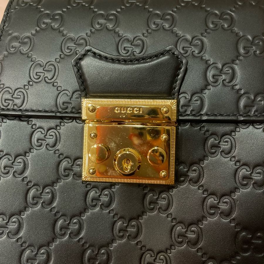 gucci Padlock系列Gucci Signature皮革背包 498194 0DM1G 1000-1