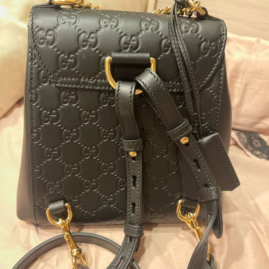 gucci Padlock系列Gucci Signature皮革背包 498194 0DM1G 1000-2