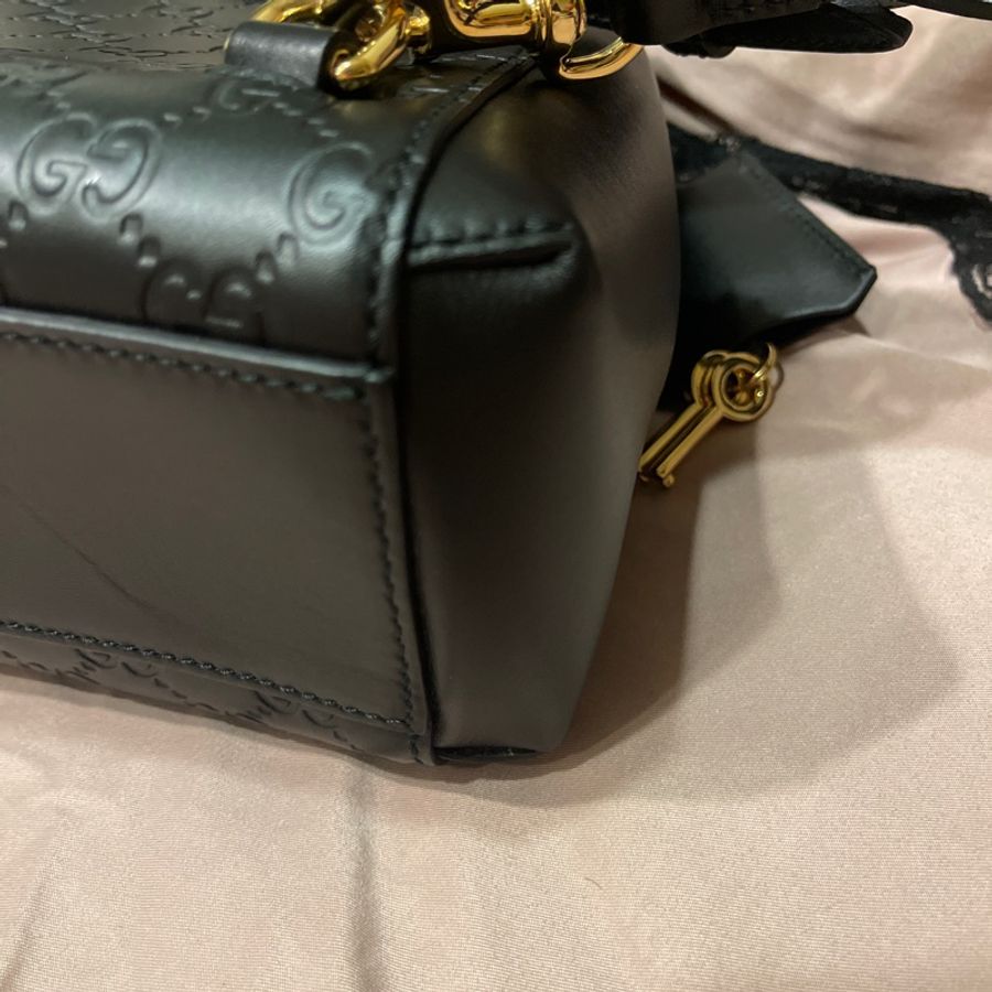 gucci Padlock系列Gucci Signature皮革背包 498194 0DM1G 1000-13