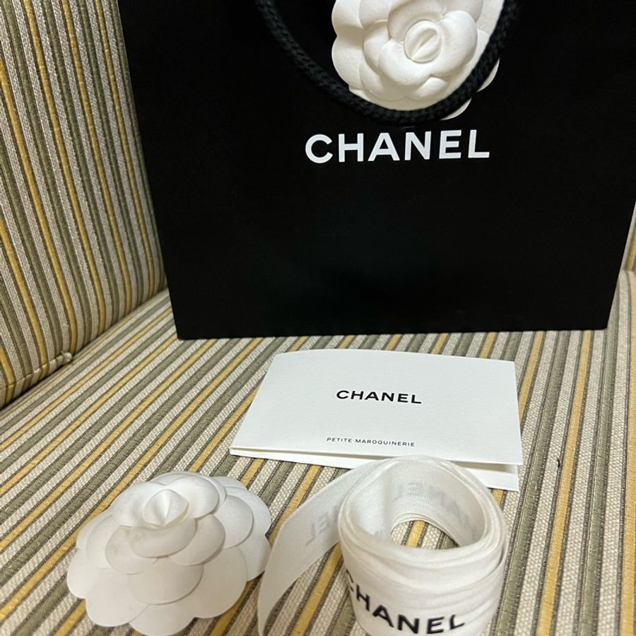 Chanel 24C 黑色星星水鑽錢包 全新-6