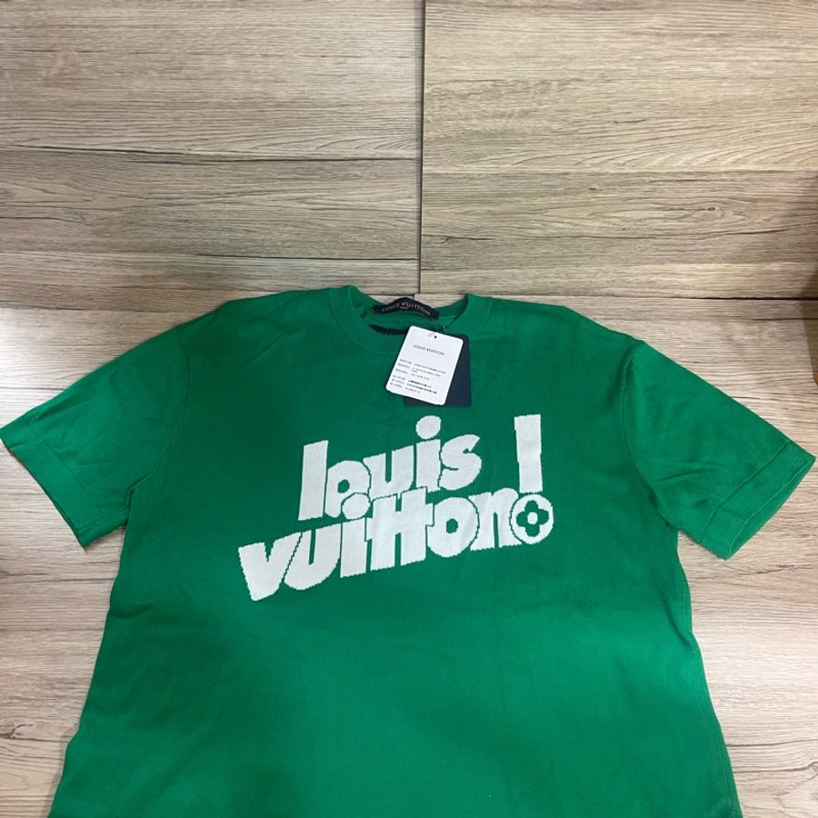 全新品Lv針織英文Logo短T(台灣專櫃購入專櫃購證齊全‼️)-6