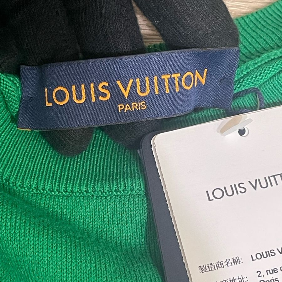 全新品Lv針織英文Logo短T(台灣專櫃購入專櫃購證齊全‼️)-24