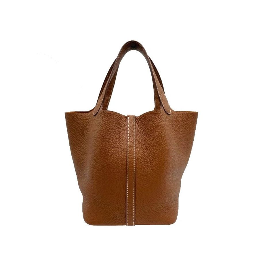 HERMES Picotin 22 - 金棕銀 U-1