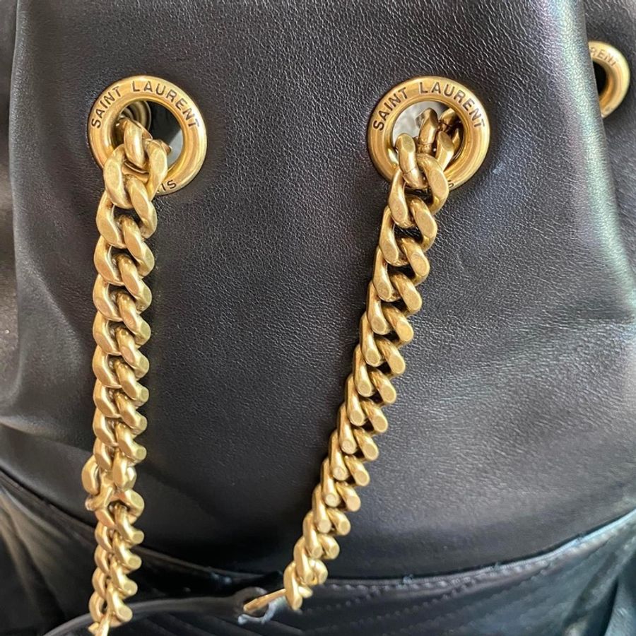 YSL 672609 羊皮後背包-36