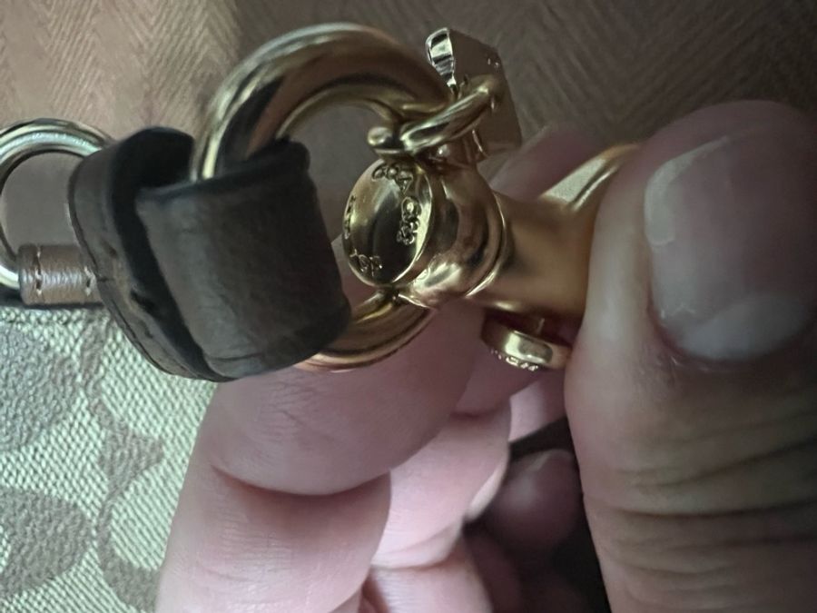 全新 COACH 老花款眼鏡盒-4