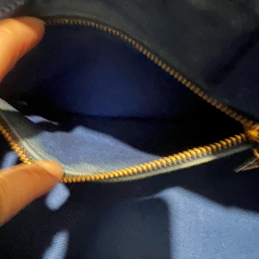 Prada 丹寧帆布 手提沙灘包 托特包 tote藍-11