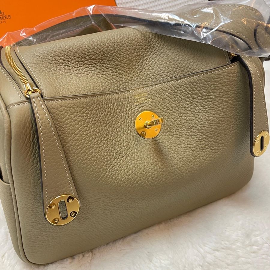 帶發票,全新‼️Hermes Lindy 26 8q新顏色-馬爾法米色-7