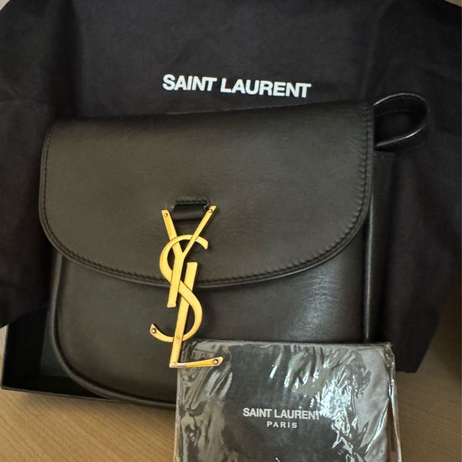 YSL Kaia small leather shoulder bag 小款馬鞍包-0