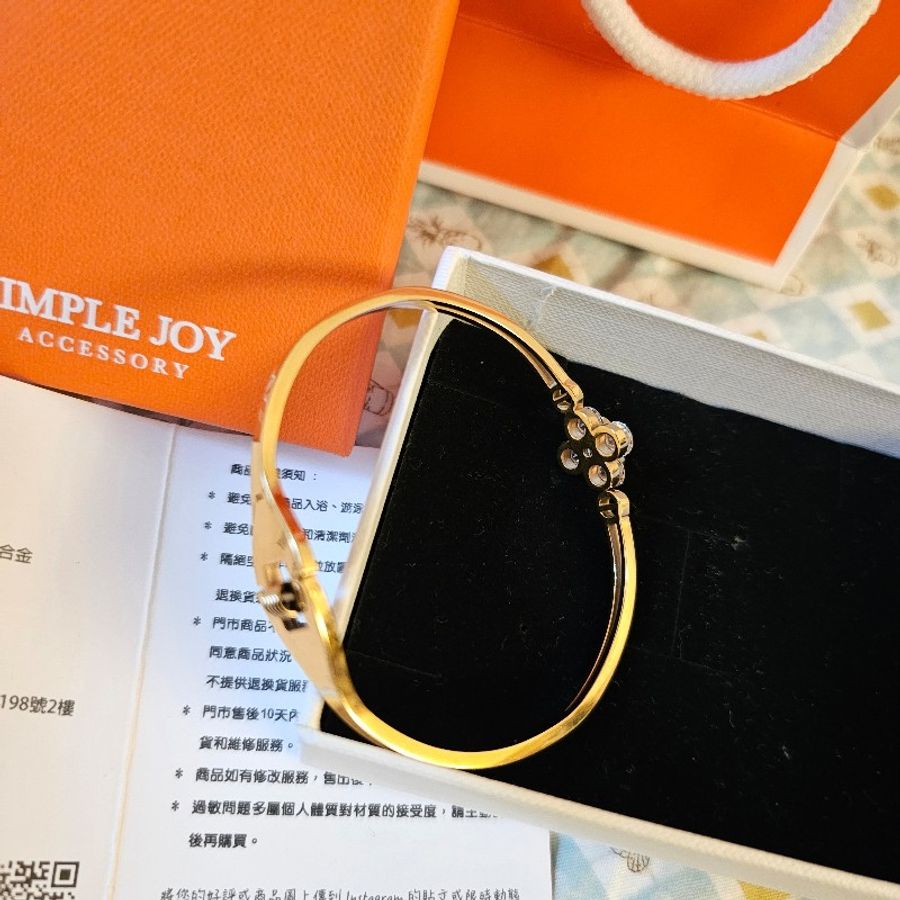 simple joy accessory 四葉草手環 (類似vcf四葉草)-4