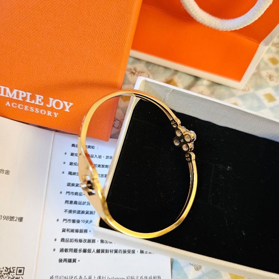 simple joy accessory 四葉草手環 (類似vcf四葉草)-8