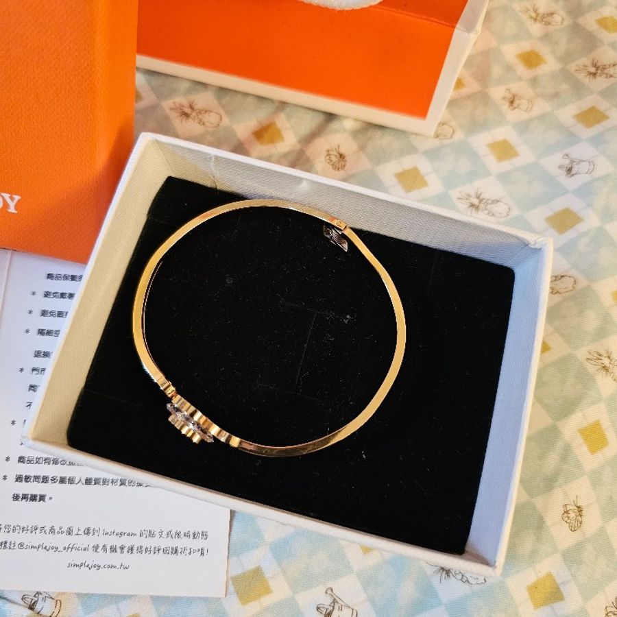simple joy accessory 四葉草手環 (類似vcf四葉草)-9