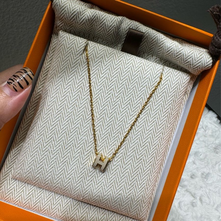 (全新)Hermes mini pop H項鍊-4