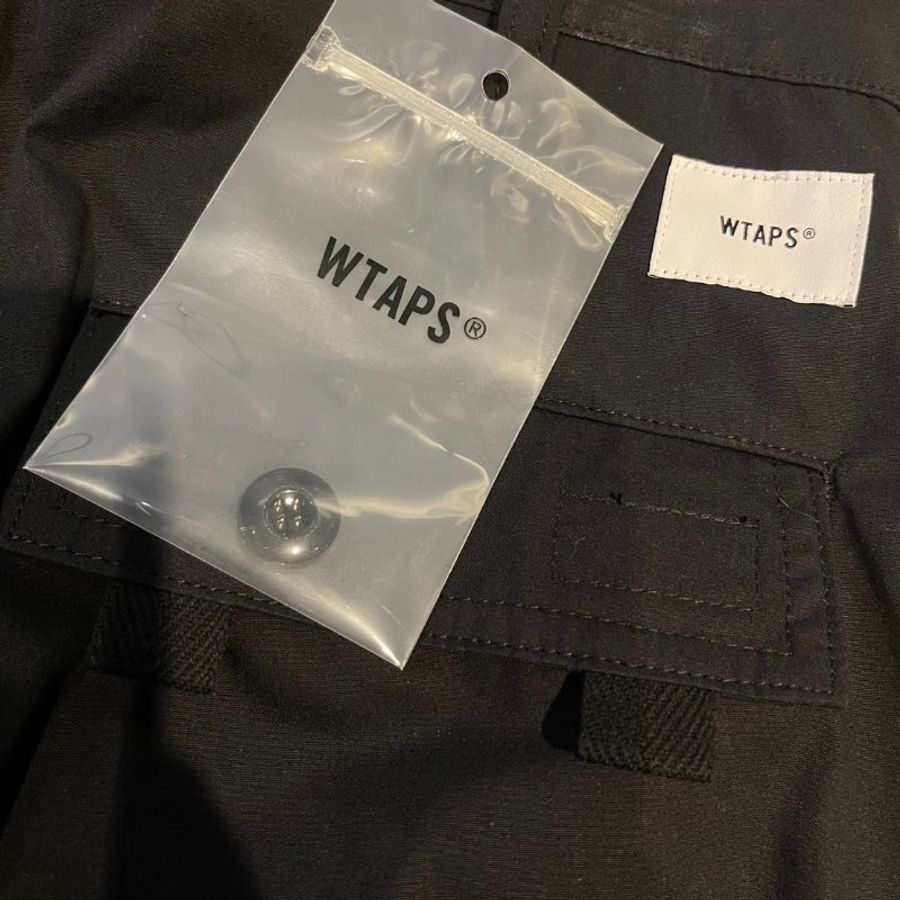WTAPS MODULAR TROUSERS / COTTON. WEATHER【202BRDT-PTM01】- BLACK-4