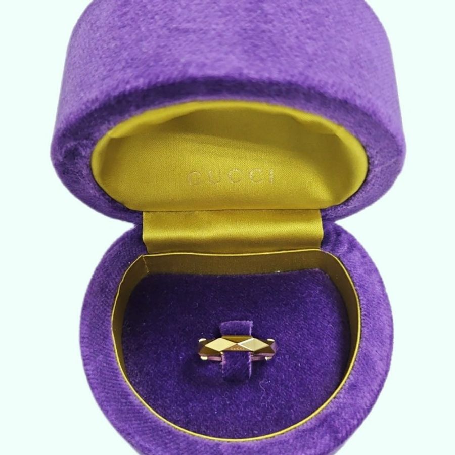 Gucci Link to Love 18K金戒指(5mm)-0