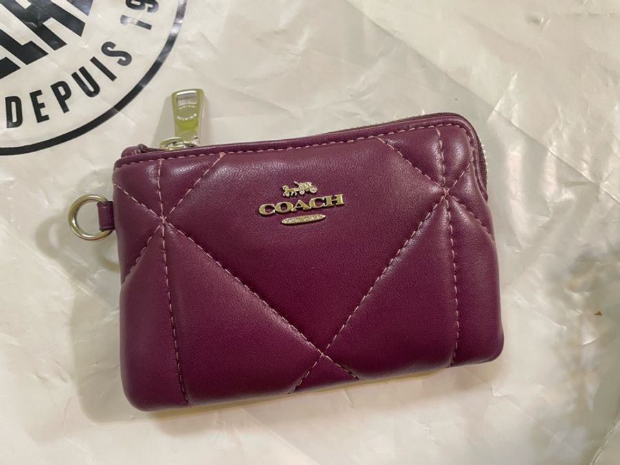 全新 coach 雲朶包 零錢包-4