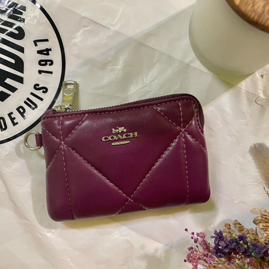全新 coach 雲朶包 零錢包-5