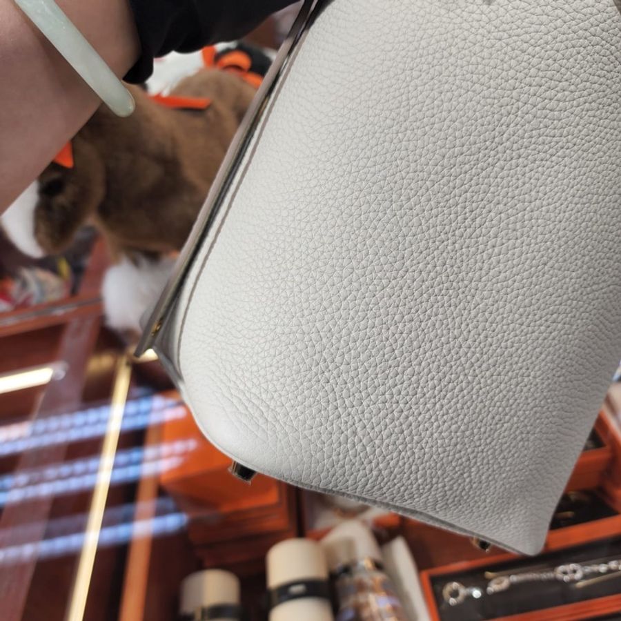 ✨持有正品正貨標籤公司✨Hermes Picotin 18 冰川白金扣 B stamp-4