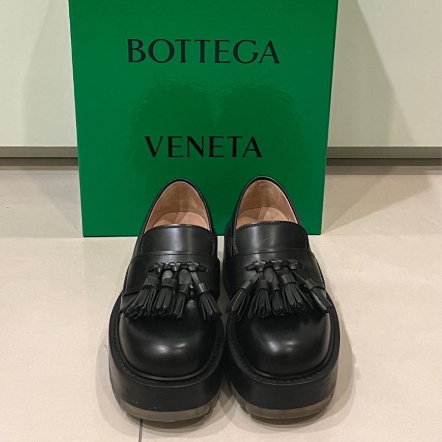 BV 流蘇冰底厚底樂福鞋🧊Bottega Veneta Tassels Loafers on high sole-7