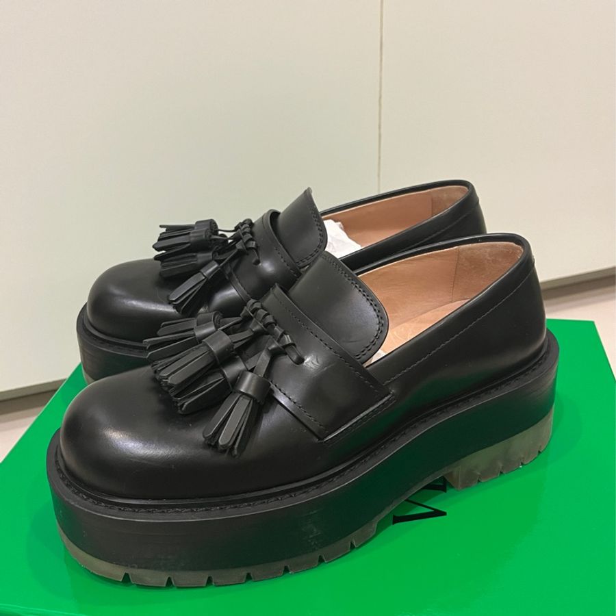 BV 流蘇冰底厚底樂福鞋🧊Bottega Veneta Tassels Loafers on high sole-6