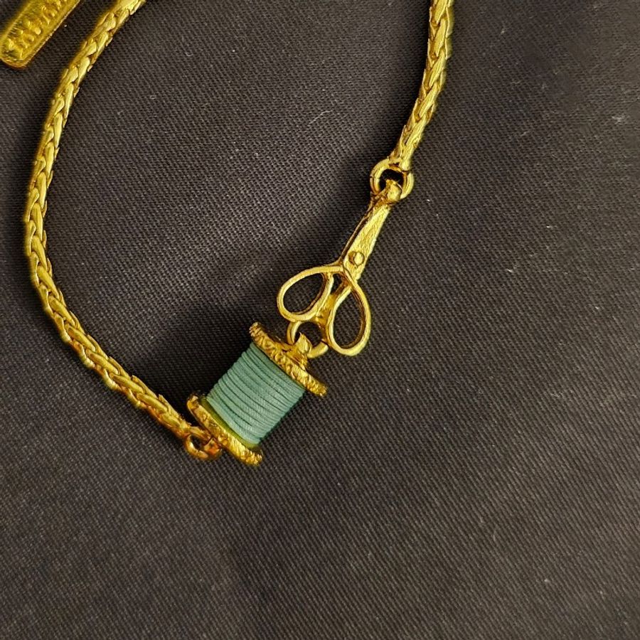 taratata bijoux 法國琺瑯飾品 仿舊剪刀線圈手環-4