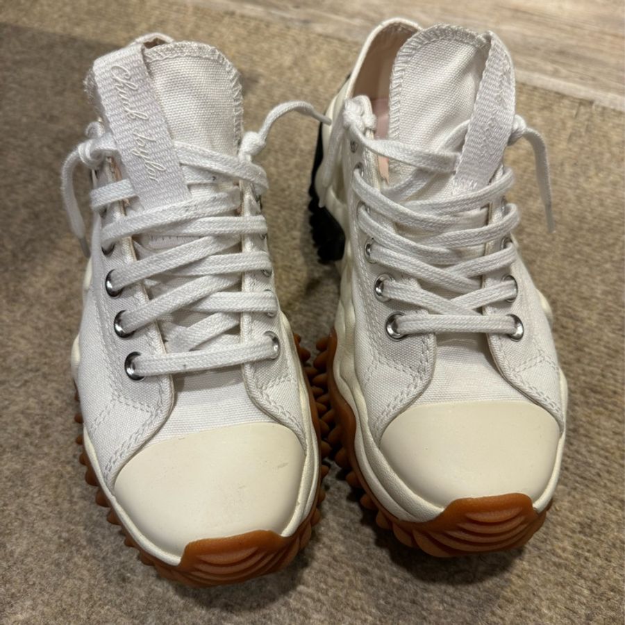 Converse 休閒鞋 Run Star Motion 男鞋 女鞋 白 厚底 增高 鋸齒底 低筒 帆布-0