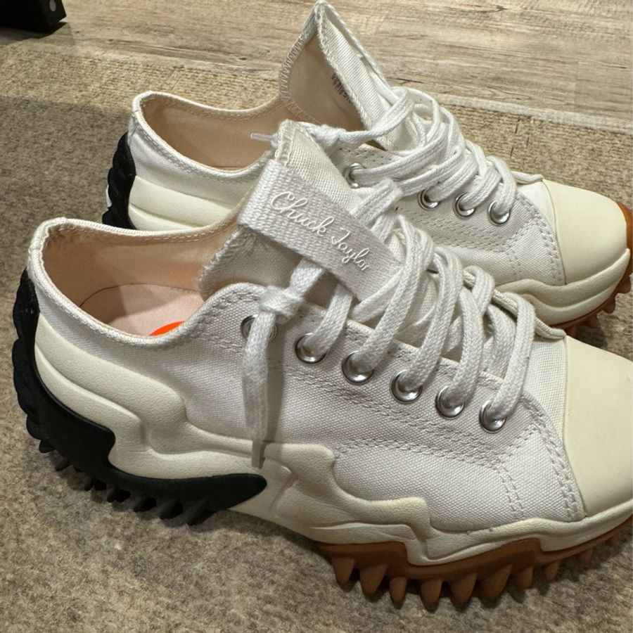 Converse 休閒鞋 Run Star Motion 男鞋 女鞋 白 厚底 增高 鋸齒底 低筒 帆布-7