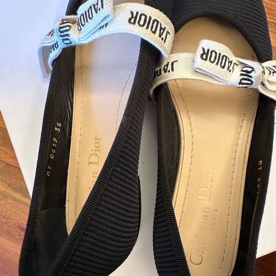 Dior J’adior ballet flats 爆款 蝴蝶結 平底鞋 娃娃鞋-1