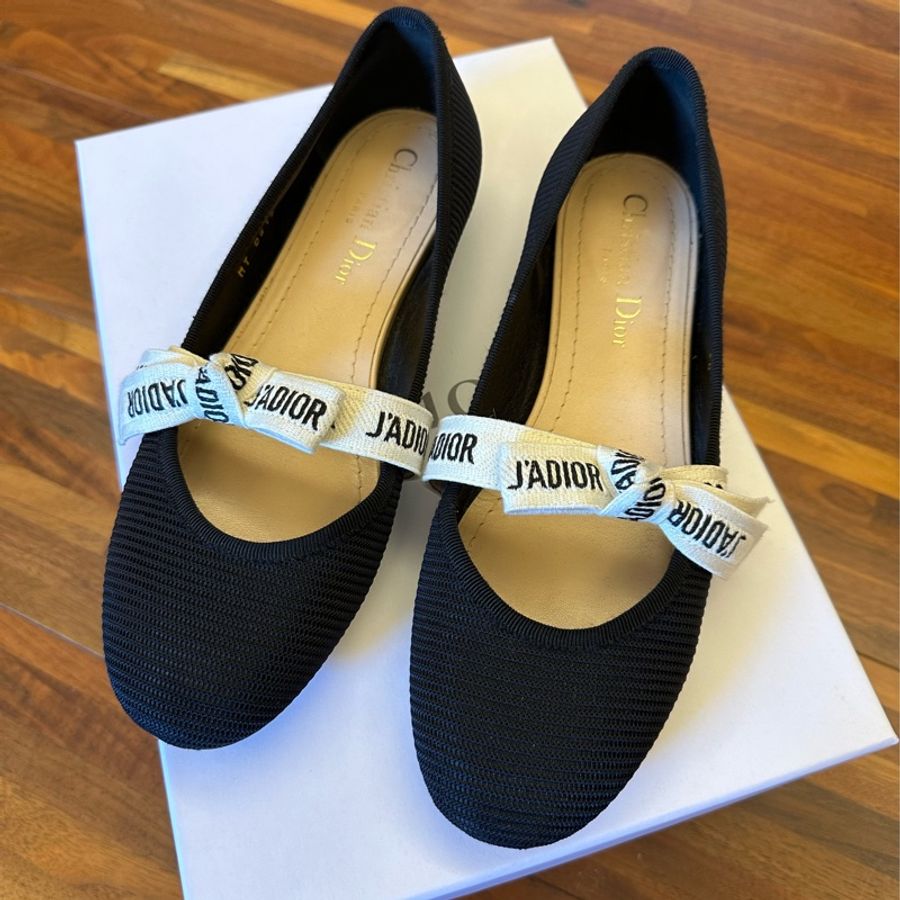Dior J’adior ballet flats 爆款 蝴蝶結 平底鞋 娃娃鞋-8